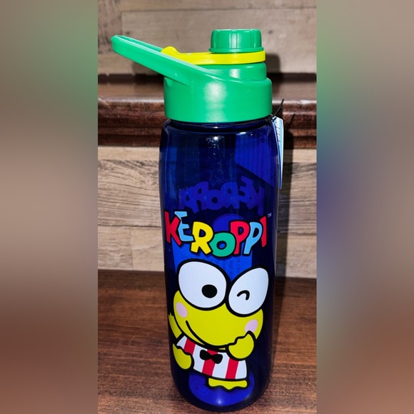 KEROPPI plastic Sport water bottle with Hinged Handle 28oz -  NEW - Picture 4 of 5